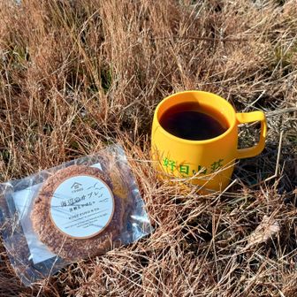 途中会ったフォロワさんがまだ来ないので☕タイム。
このサブレ久世福で見つけたんやけど、美味しかった♡黒糖✕かぼちゃなんて、美味しくないわけない😆