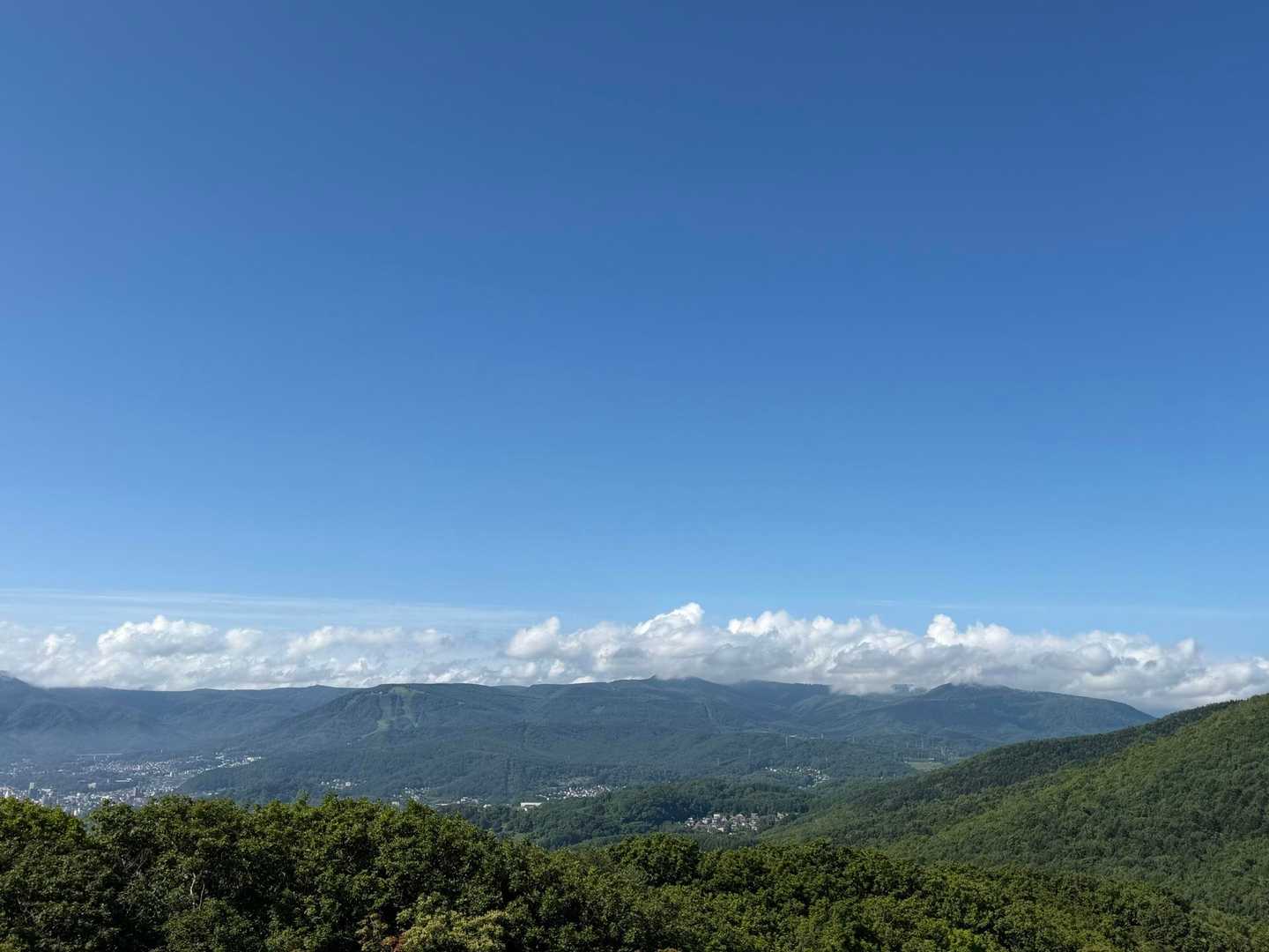 ⬅️小樽天狗山👺と➡️塩谷丸山⛰️