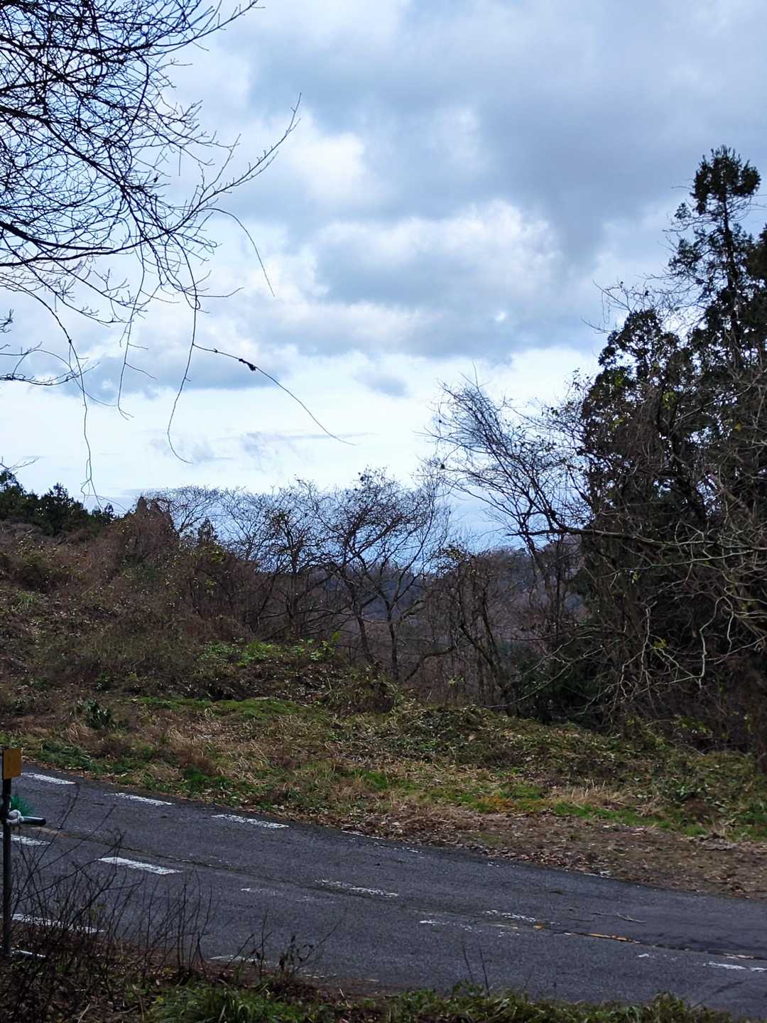 スカイラインは冬季閉鎖中