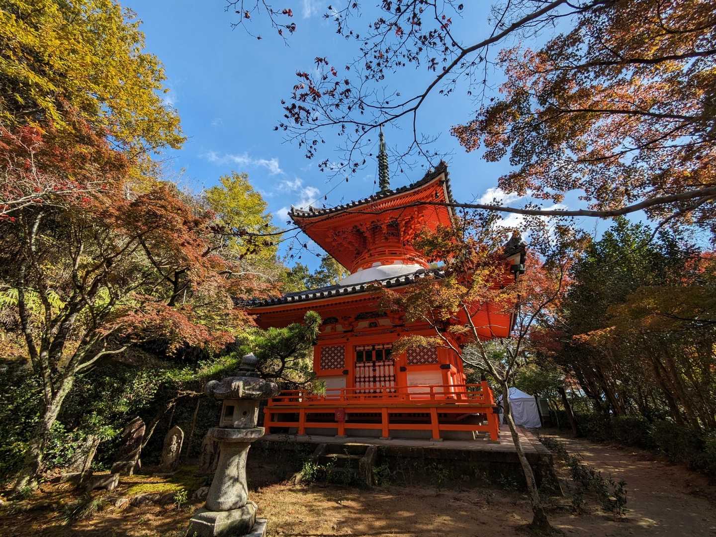 多宝塔...なんとも思わなかったが、こちらは裏のようですな