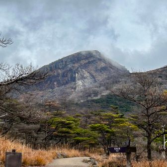 下りて来たら霧が少なくなって
山全体が見えるようになって来ました
もう一回登る？登らないですw