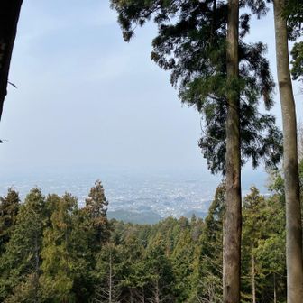 天展望台です。奈良平野のどこか
