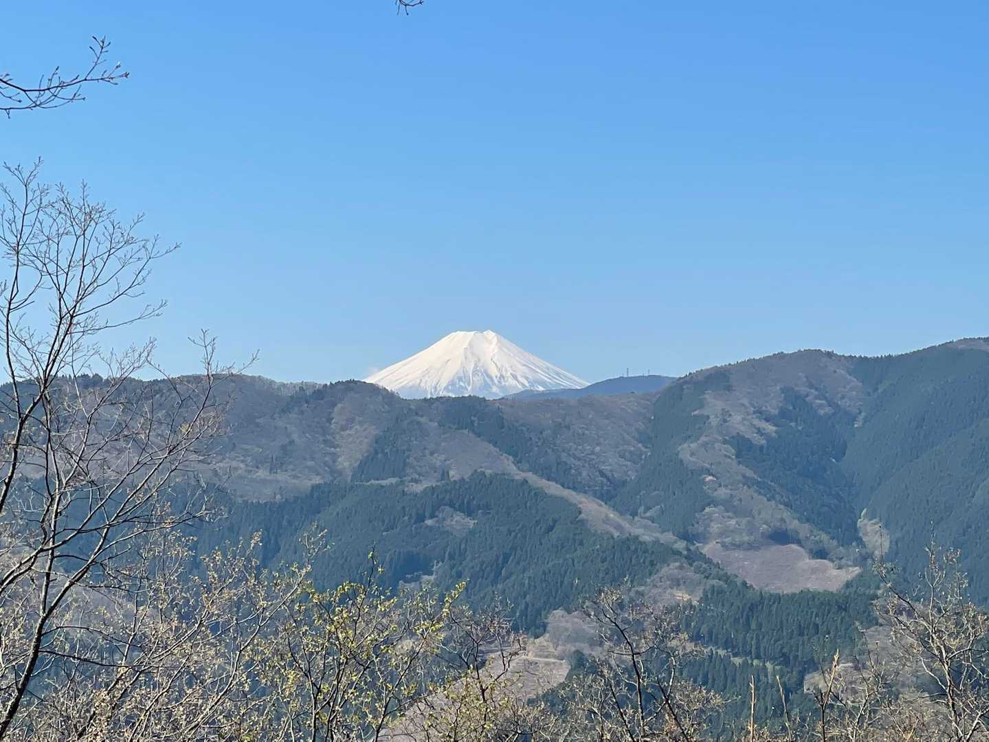 こんなにきれいな富士山久しぶり。