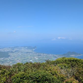 大隅半島まで見渡せる