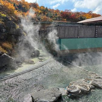 下山後に入浴