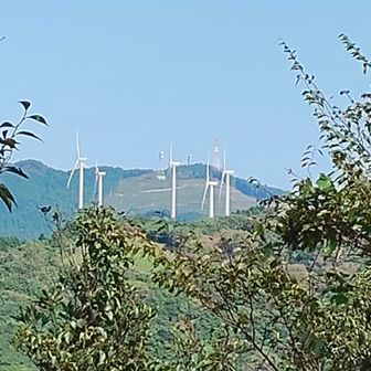 大臼山⛰️山頂の電波塔が見えます　👀