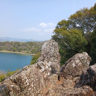 館山山頂。絶景でした。