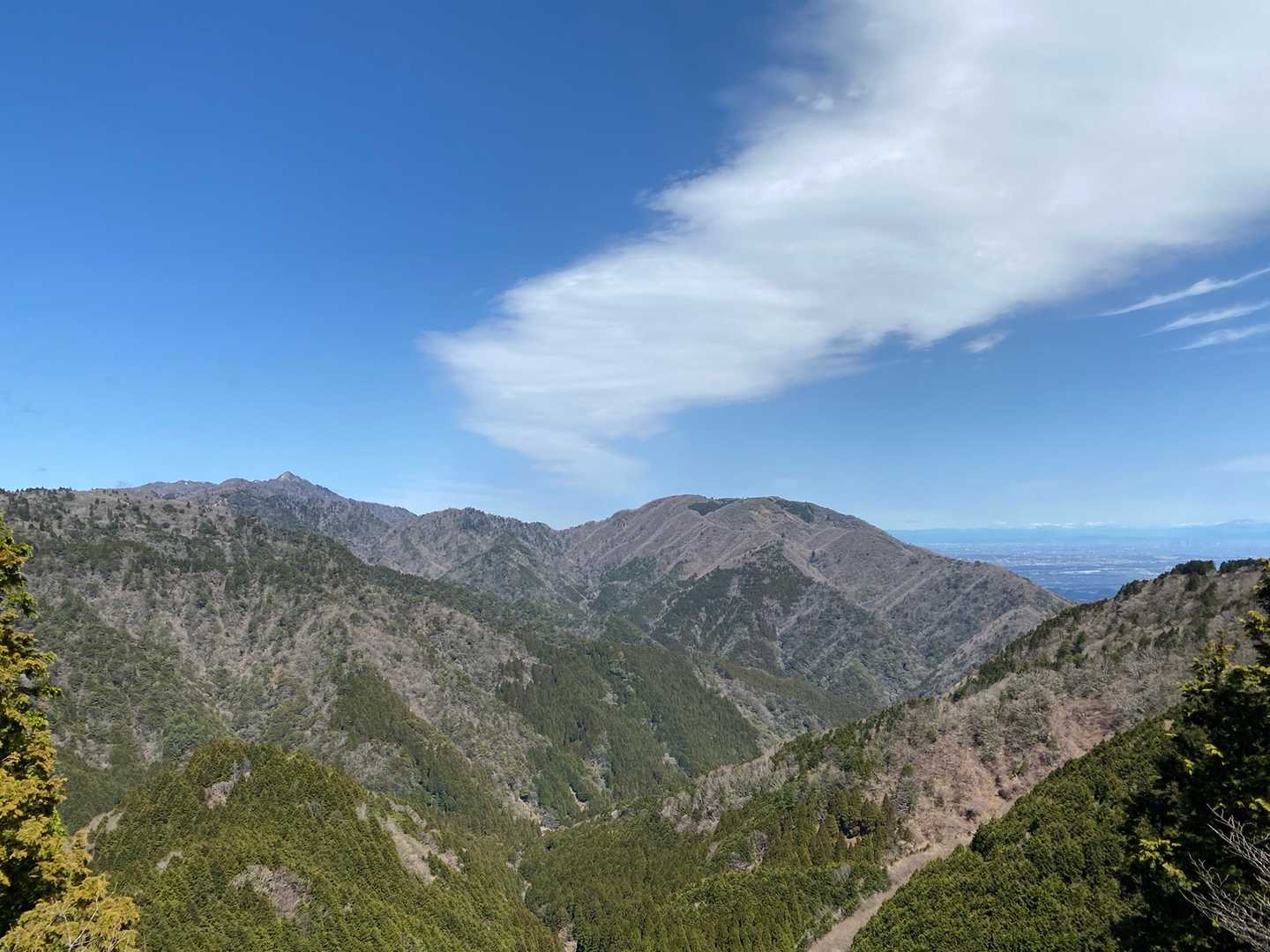 鎌ヶ岳から入道ヶ岳