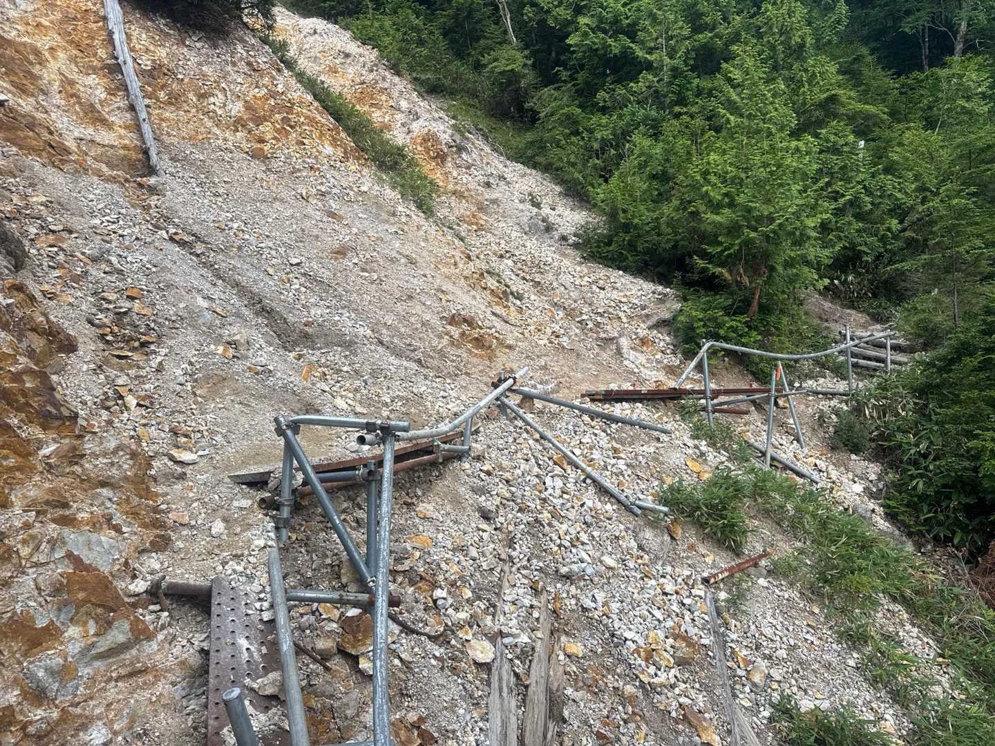 金精峠登山口-金精峠-金精山-五色山-前白根山-五色沼 往復コースの写真