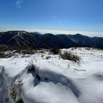 こちらの山々をアップダウンして戻ります~