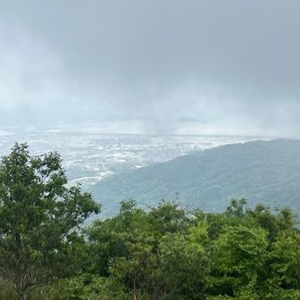 貫山山頂からの景色。
霧が…なければ…orz