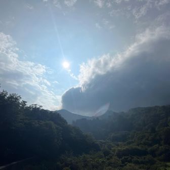 晴れたー🌞😂下山アルアル
