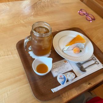 下山後もケーキ🍰美味しい🤤この後ロープウェイ代とバス代と温泉代と電車代でギリギリでした😅👉👈