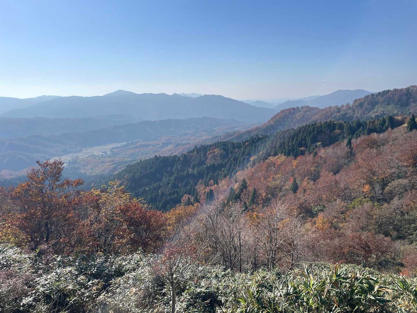 高清水トレイル登山口-大畝山-御林山-池川山-ブナの谷頭- 往復コースの写真