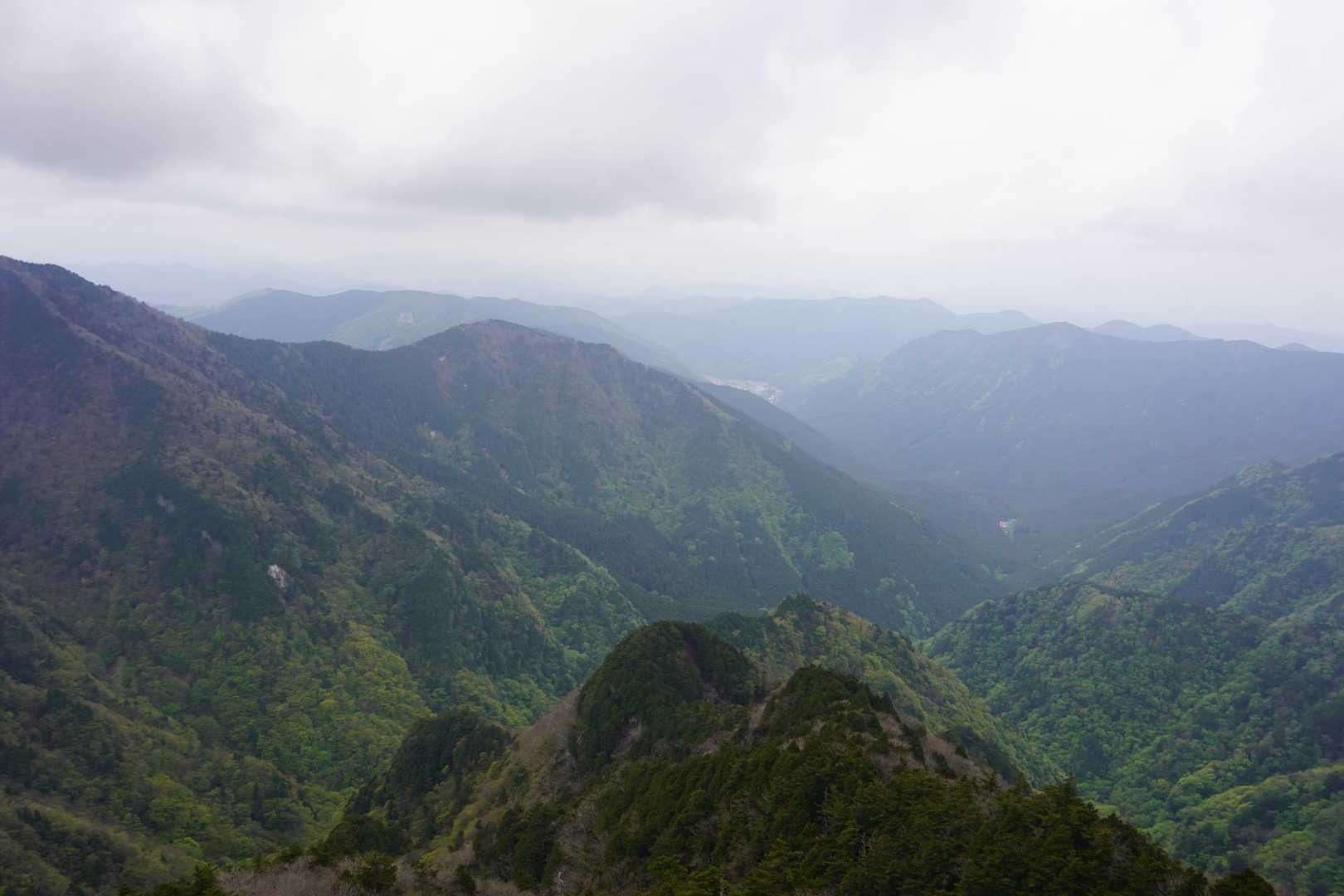 洞辻茶屋-山上ヶ岳 往復コースの写真