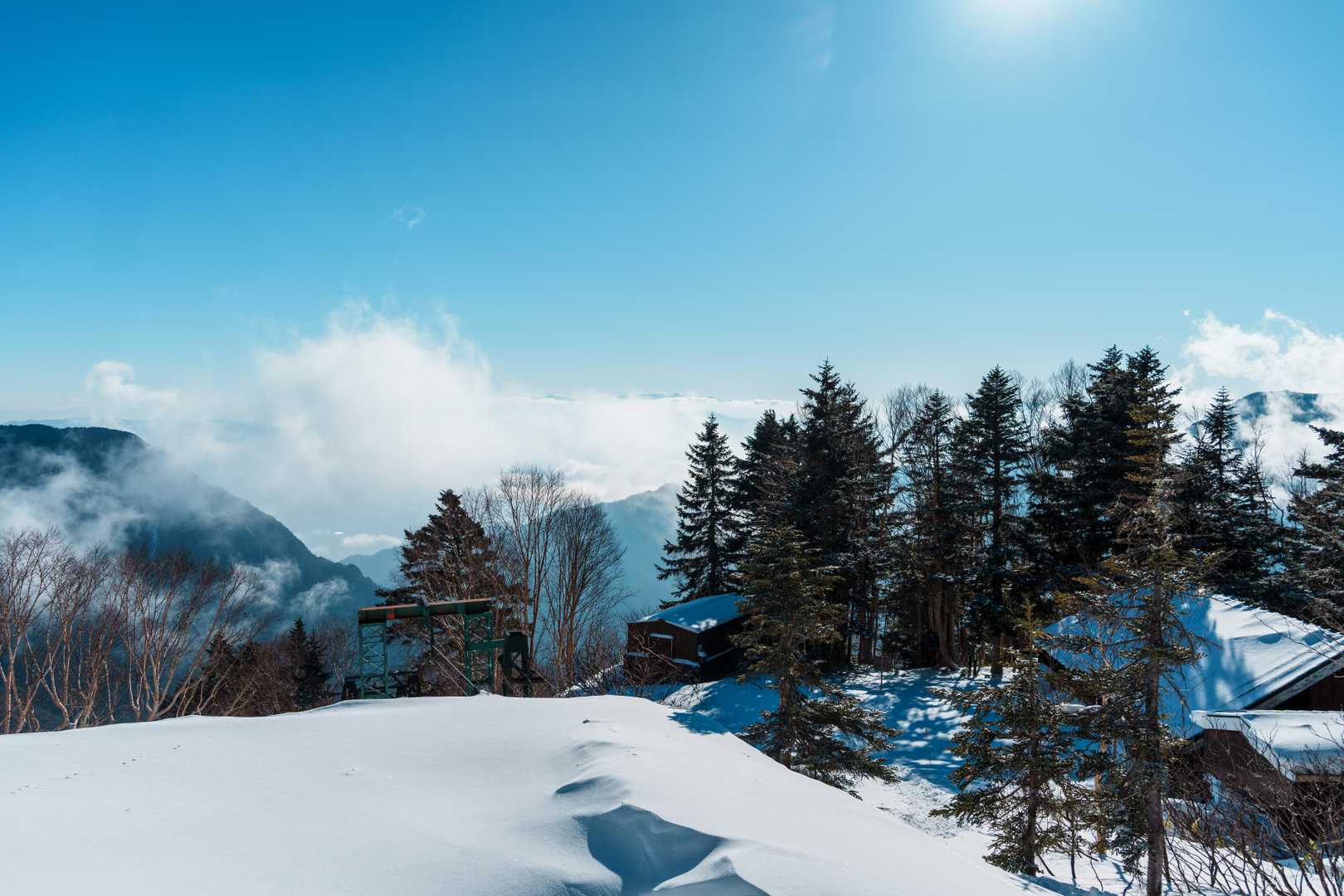 観音峠-有明山登山口-燕岳登山口-第1ベンチ-第2ベンチ- 往復コースの写真