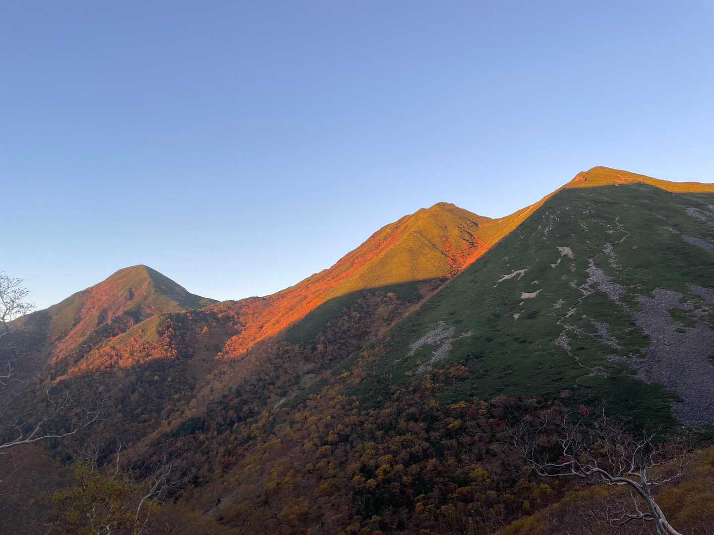 赤石岳・聖岳登山口-富士見平-赤石岳-百間平-中盛丸山-小 周回コースの写真