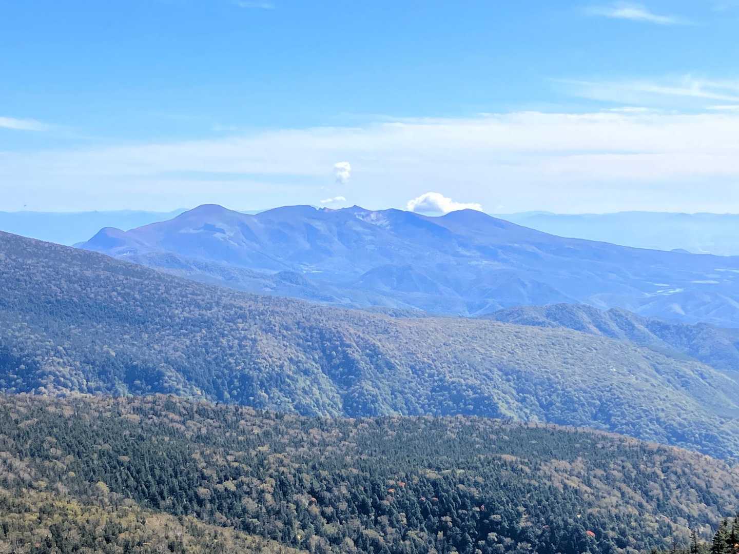 西大巓⛰山頂からの眺望🏞️
安達太良山🗻