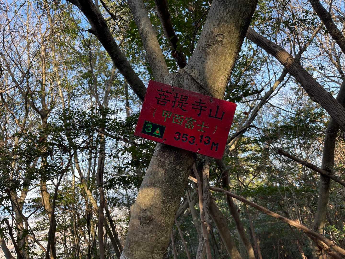 別の山名板