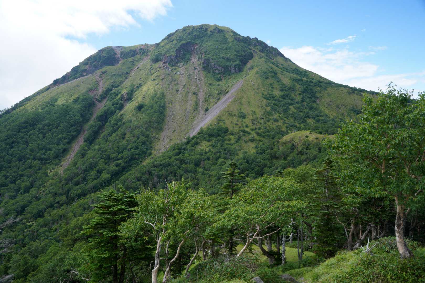 金精峠登山口-金精峠-金精山-五色山-前白根山-五色沼 往復コースの写真