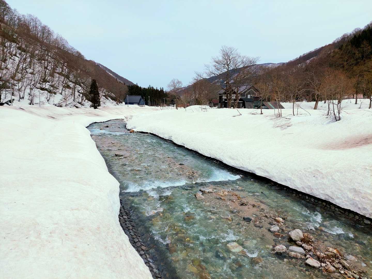 金剛堂山冬期登山口-片折岳 往復コースの写真