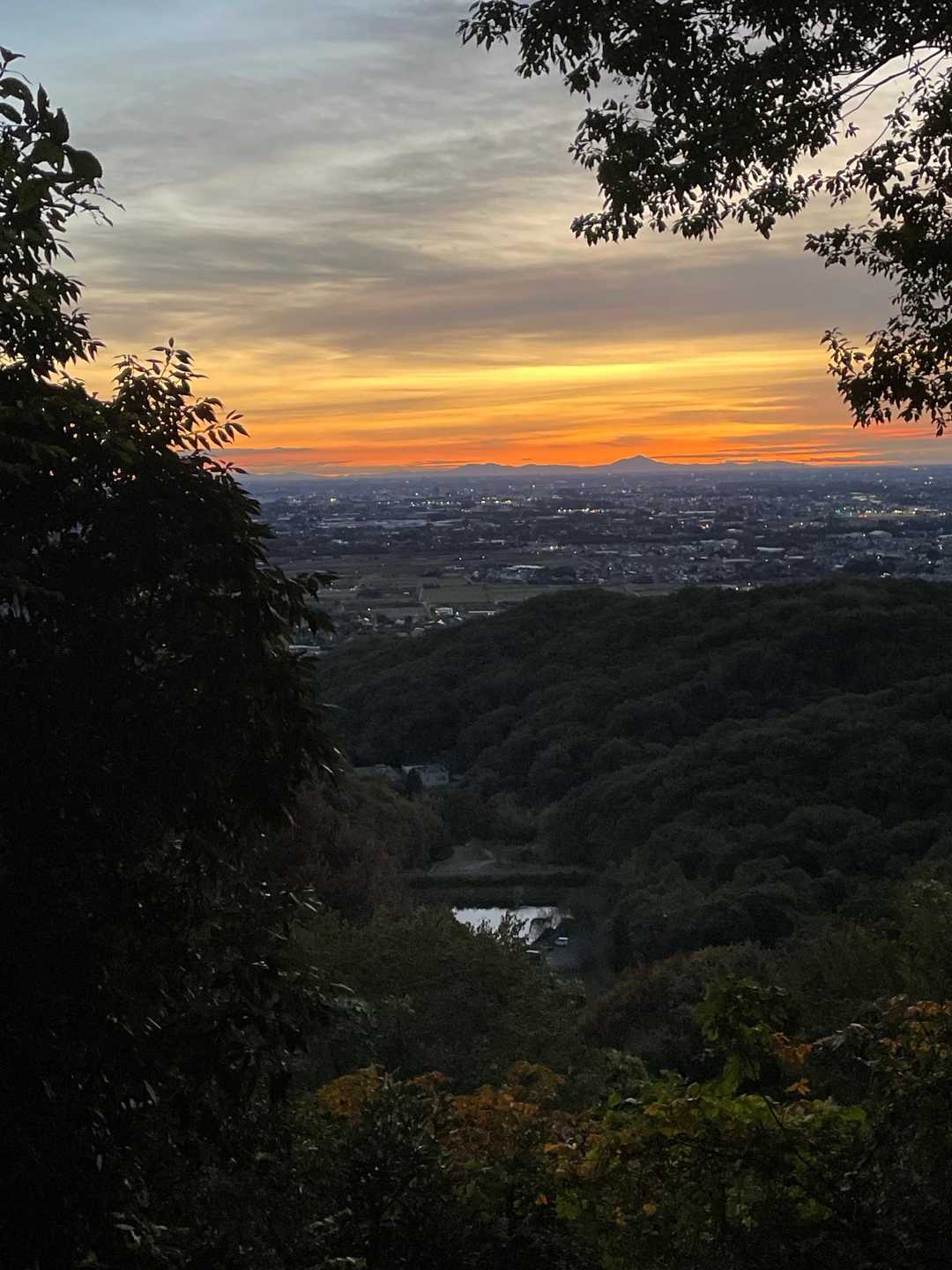 オレンジがいいねぇ
筑波山もはっきり