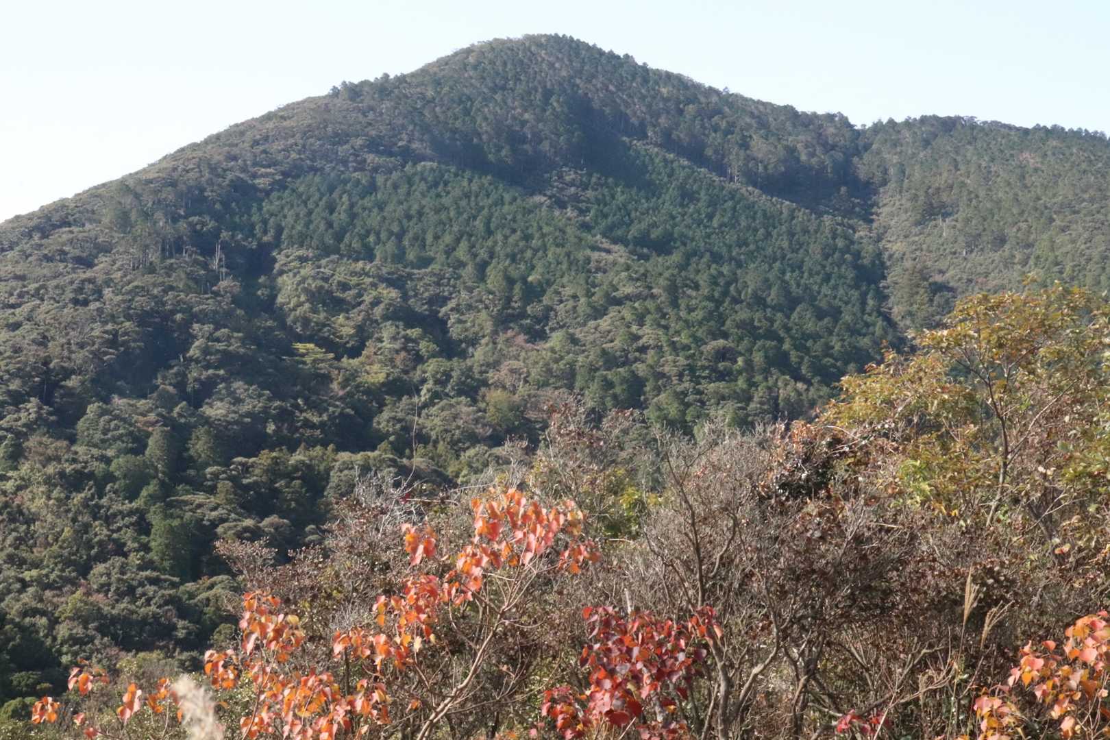 一の丸から有明山