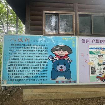 旧八坂村に伝わる金時伝説