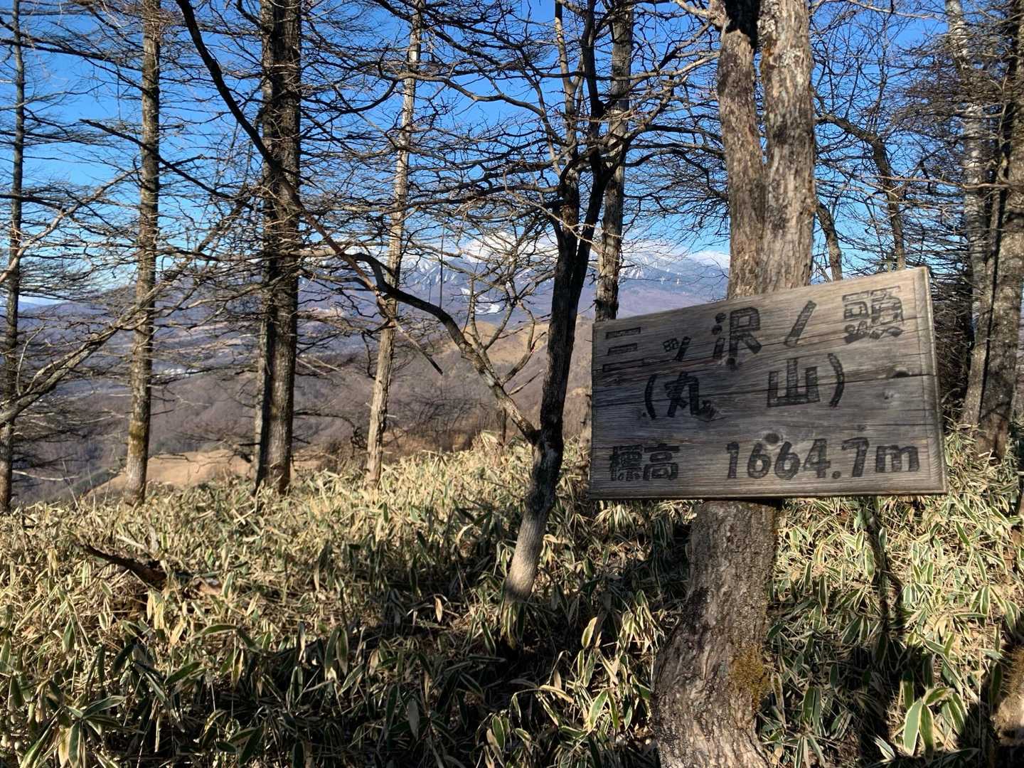 丸山に登頂