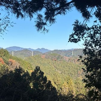 伊豆ケ岳が真ん中にドーン💥