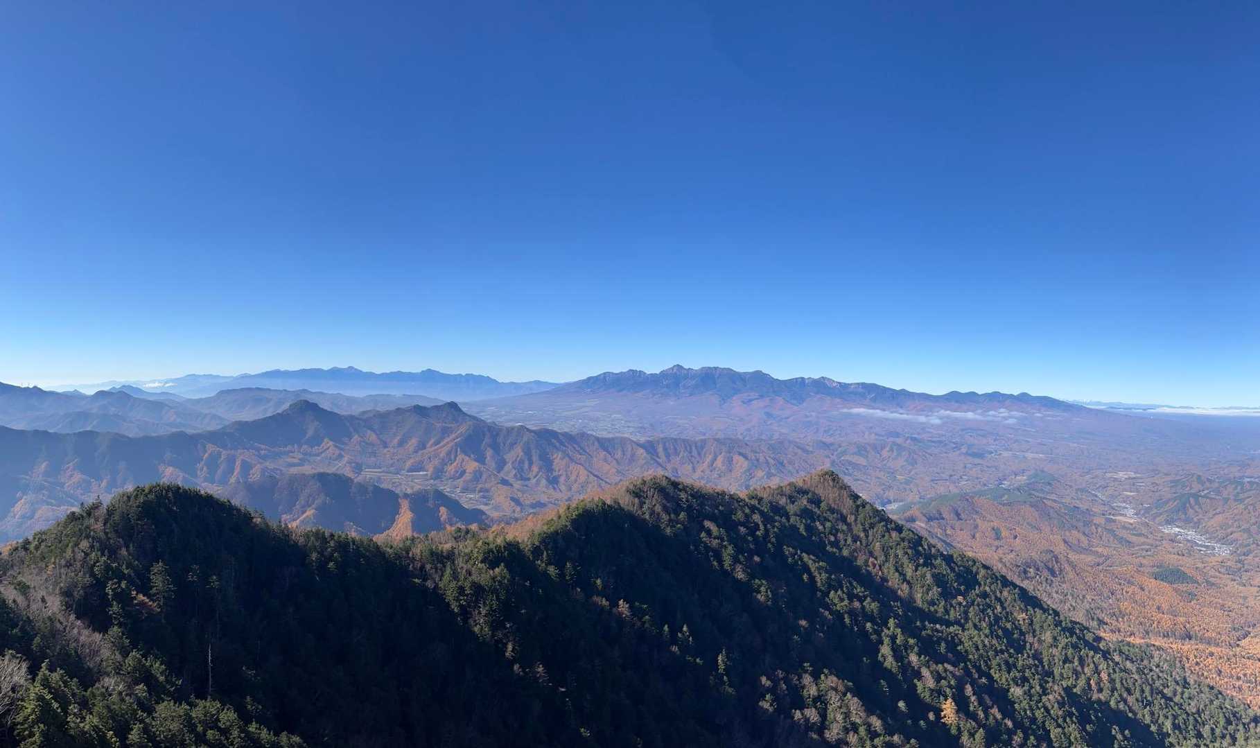 白岩コース登山口-前衛峰-御座山 往復コースの写真