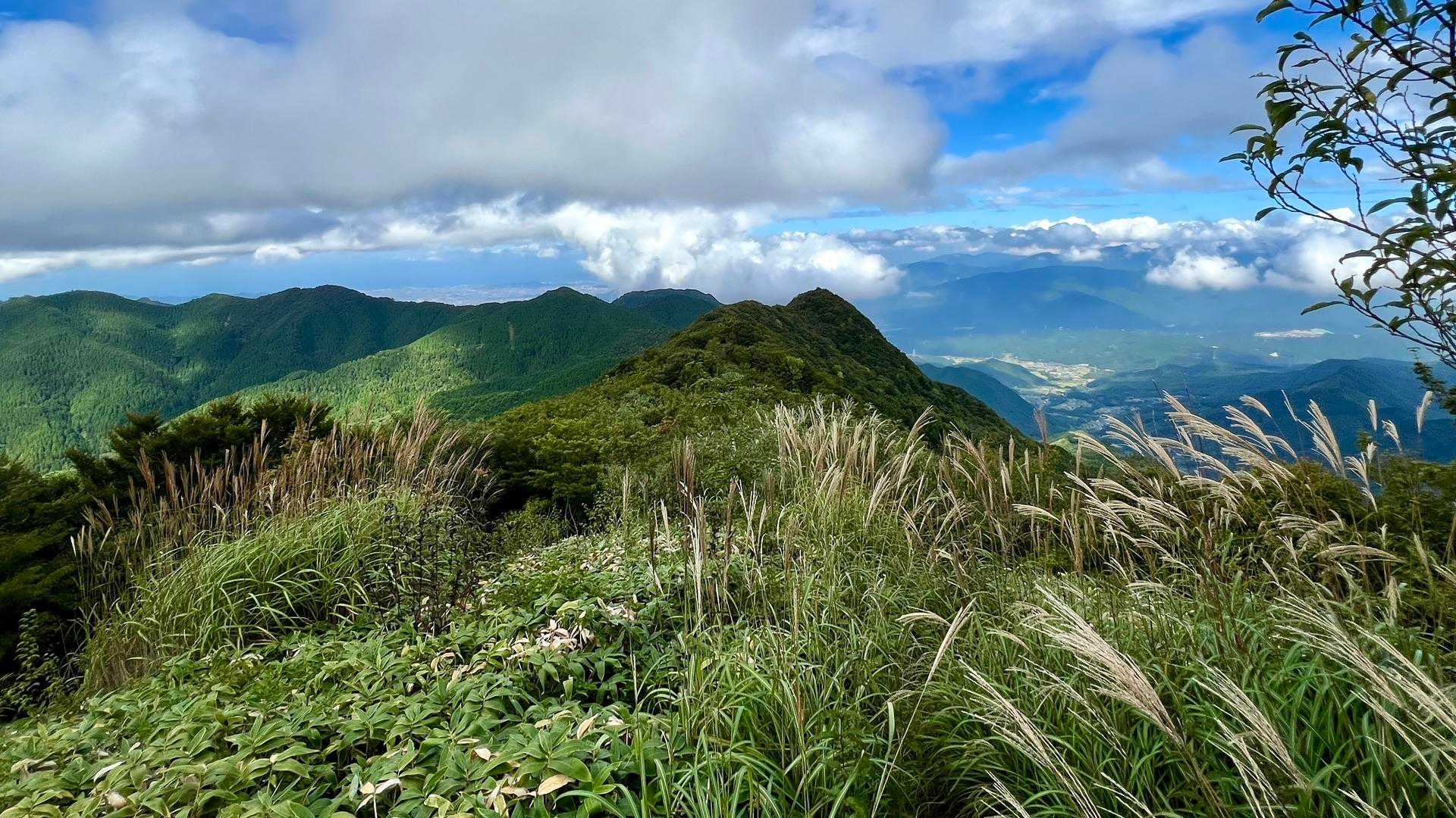 石墨山 往復コースの写真