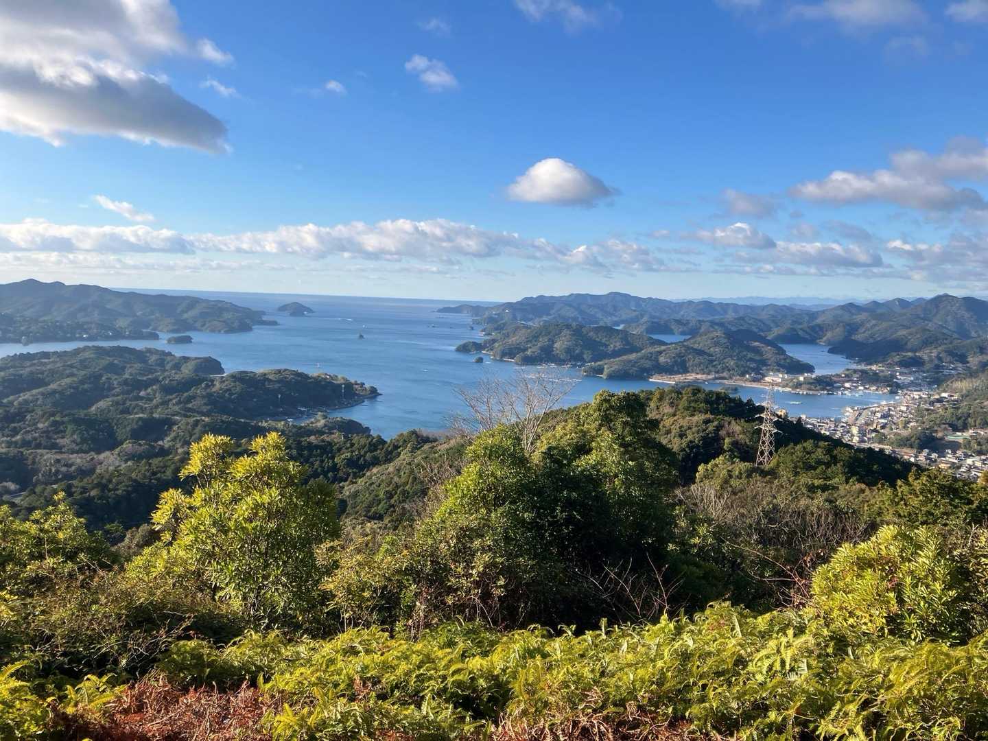 五ヶ所湾の美しい展望　