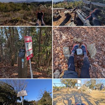 大沢山。

釈迦岳。

マウンテンバイクの人初めて見ました。

ポンポンと足音を立てながらポンポン山。人がいたので速攻で退散。焚火禁止。