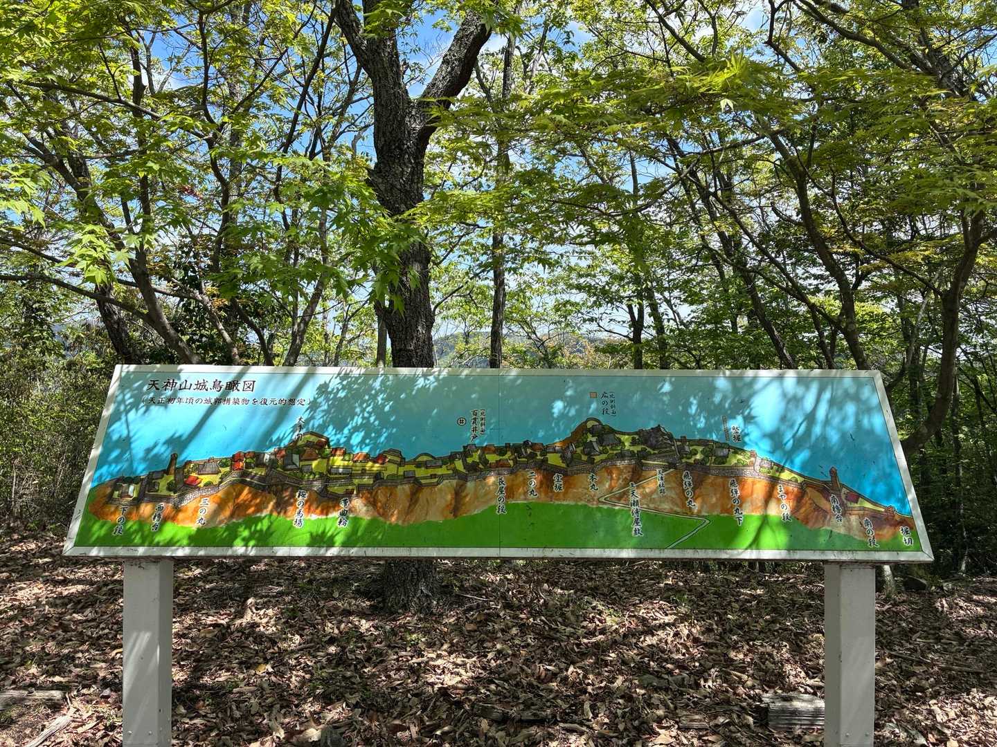 天神城の山城跡
詳しくは

https://www.pref.okayama.jp/site/kodai/628749.html