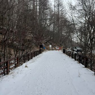 翌日は大荒れ🌀
朝一で下山で〜す