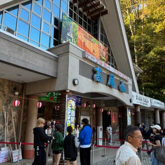6号路を使い、高尾山口駅に到着。
6号路は案外狭いし、渡渉みたいな所もある⚠️