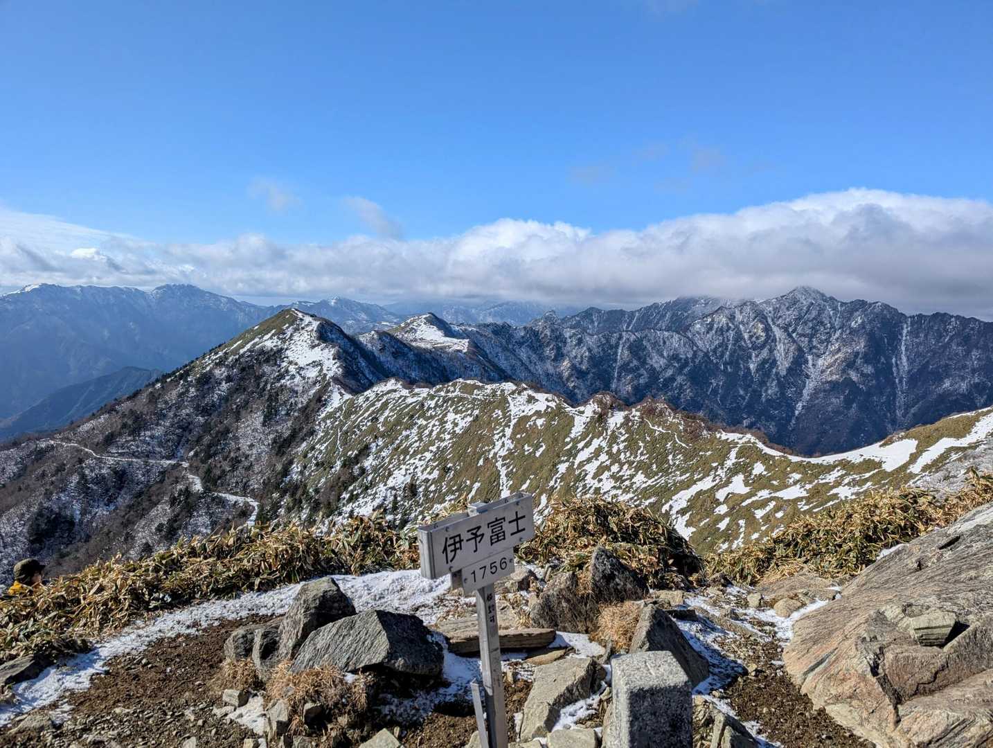 石鎚山見納め😃