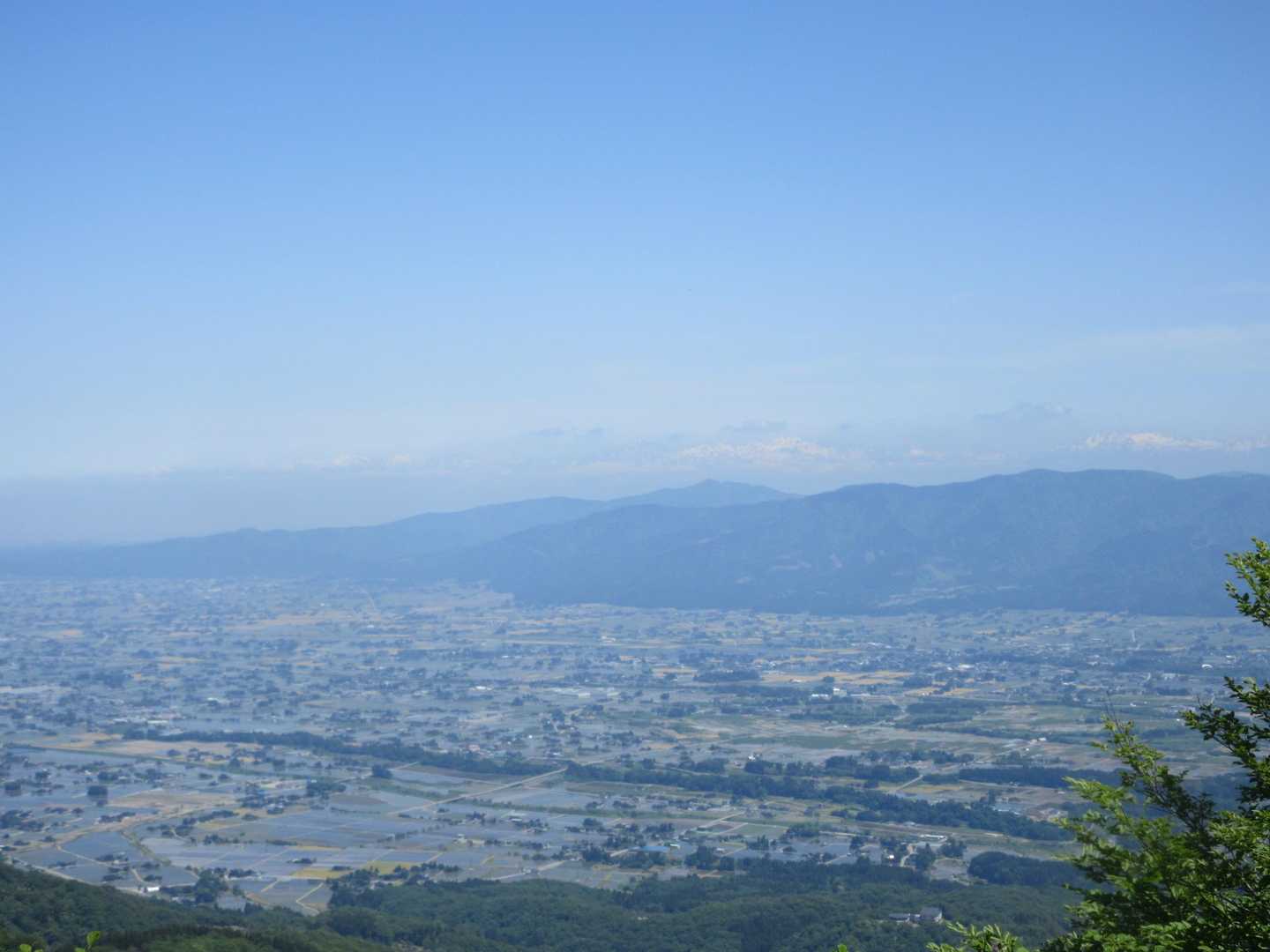 山頂からの景色