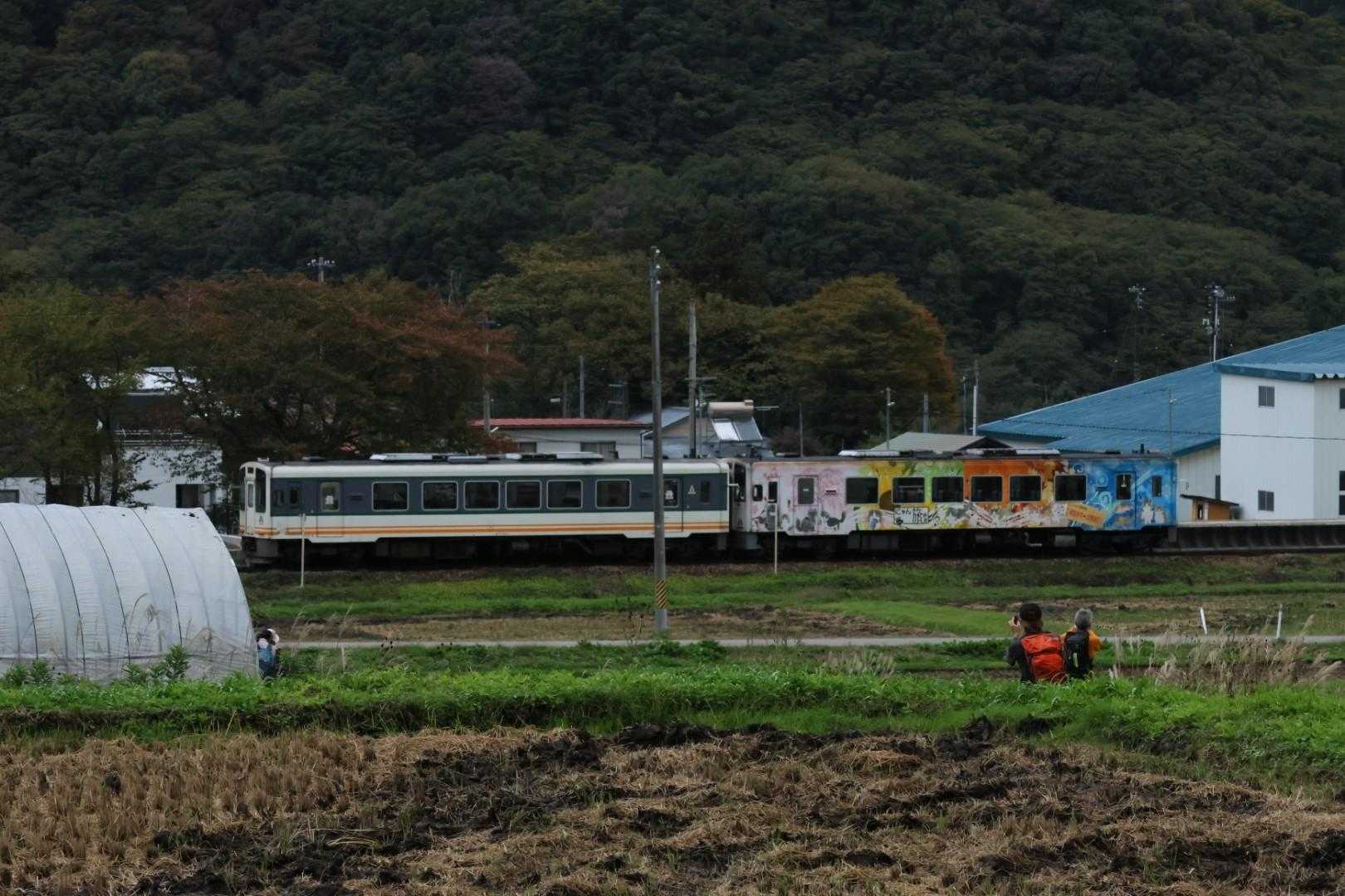 列車が入って来ました