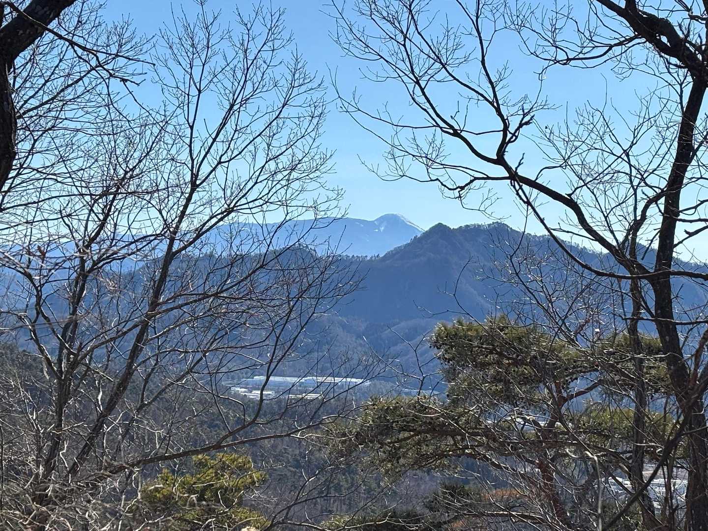 蓼科山が見える！