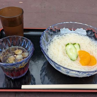 せっかくなので名物のそうめんをいただく