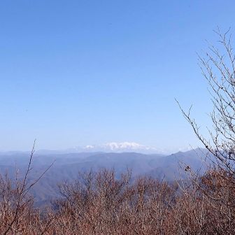 前山からの方が白山の眺めが良いと気がつきました。