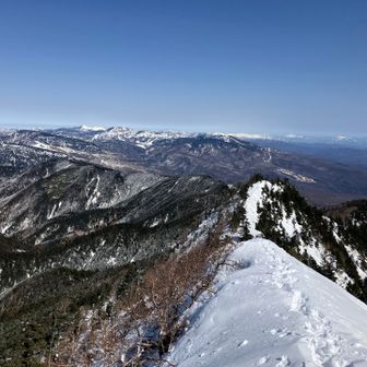 谷川連峰、奥日光方向