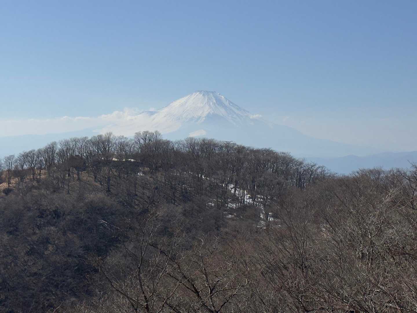 鍋割山陵から鍋割山と富士山☺️