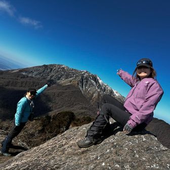 大山見えて眺めサイコーよ😍