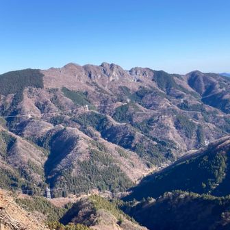 毘沙門山[白石山(はくせきさん)とも]
 半端なく厳しい山で興味ある方限定で記録あげます(笑)