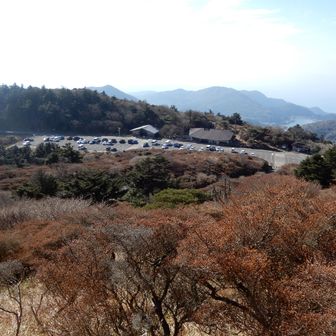 仁田峠　午後は多い