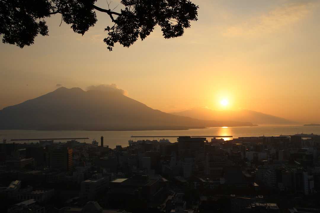 桜島とサンライズのセット😆✨