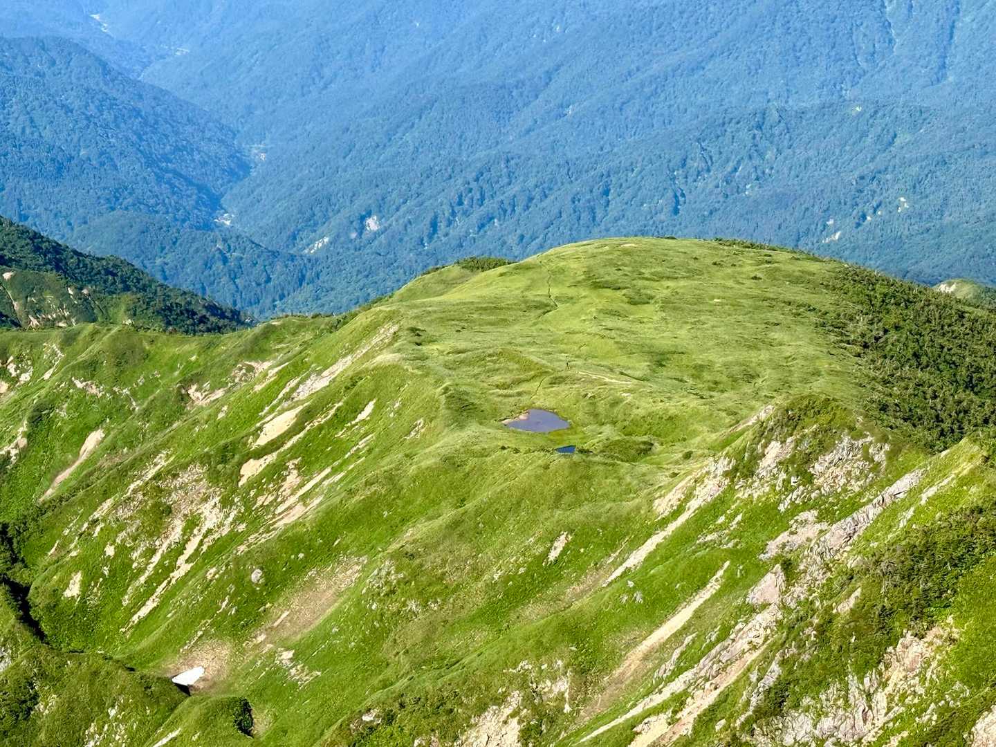 市ノ瀬バス停-猿壁登山口-猿壁登山口-別山-油坂ノ頭-別当 縦走コースの写真